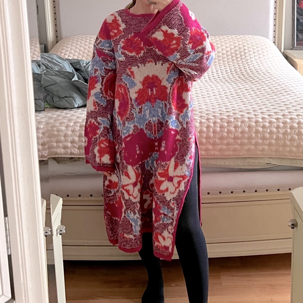 Jacquard midi dress